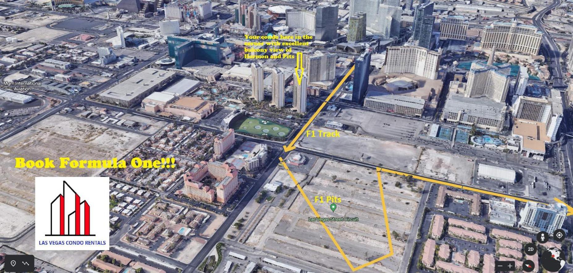 Mgm Signature-28-820 1Br 2Ba F1 Pits View Balcony Las Vegas Exterior foto
